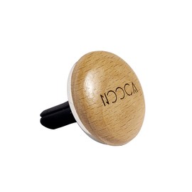 Nooca Car Air Freshener-Wood Vent Clip, Silicone Protecting Interiors, Long-Lasting Fragrance, Simple and Texture, Car-Buying Gift, Beech,3 Scent