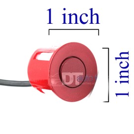 4 Parking Car Parking Sensor Kit LED Display View Reverse Backup Radar System Backup Sensor Reversing Sensors Universal Auto Radar Detector Sensors Radar Buzzer Beep-Beep Alarm Indicator