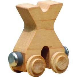 NameTrains Clear Finish Letter Car - Made in USA (X)