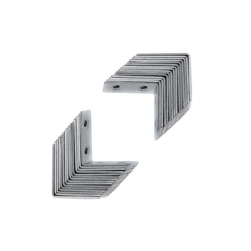 Merriway BH07434 (30 Pcs) Right Angle Corner Brace Bracket Fastener