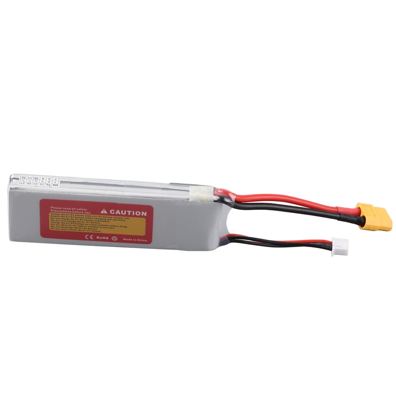RC LiPo Battery 7.4V 2S 1800mAh 25C Rechargeable Lithium Polymer