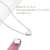 VQYSKO Necklace Ladies Heart Letter Chain-Stainless Steel Name Chains, Exquisitely