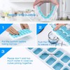Ice Cube Trays, Silicone Easy-Release and Flexible 14-Ice Trays with