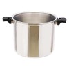 22L Pressure Canner Aluminum Pressure Cooker with Steam Guage, Thickened