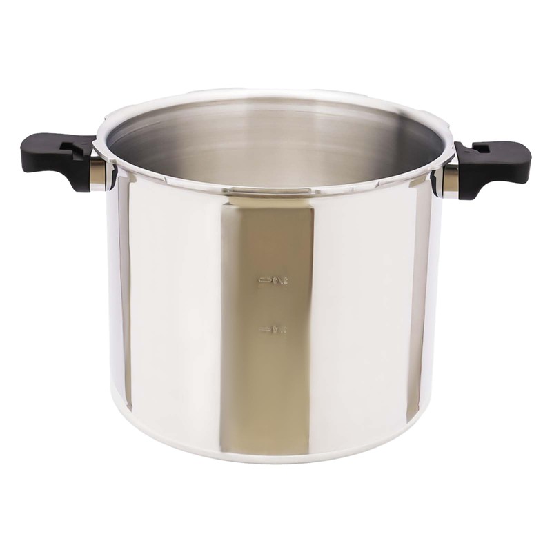 22L Pressure Canner Aluminum Pressure Cooker with Steam Guage, Thickened
