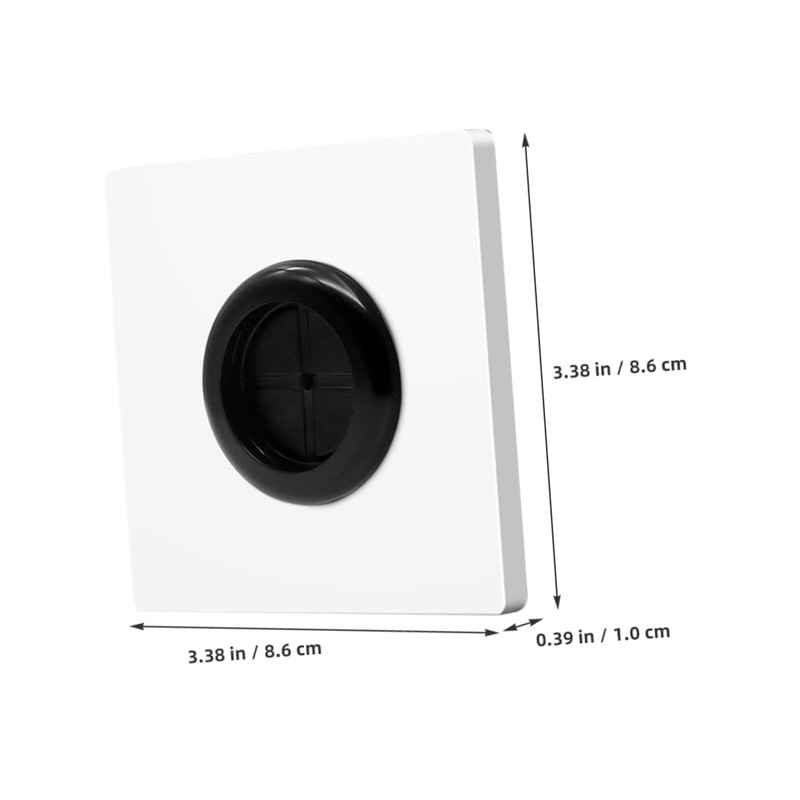 WOONEKY 5pcs Cable Pass Through Insert for Wires Wall Cable