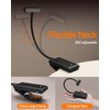 COKWEL Rechargeable Clip On Reading Lamp, 9 Led 90 Hours