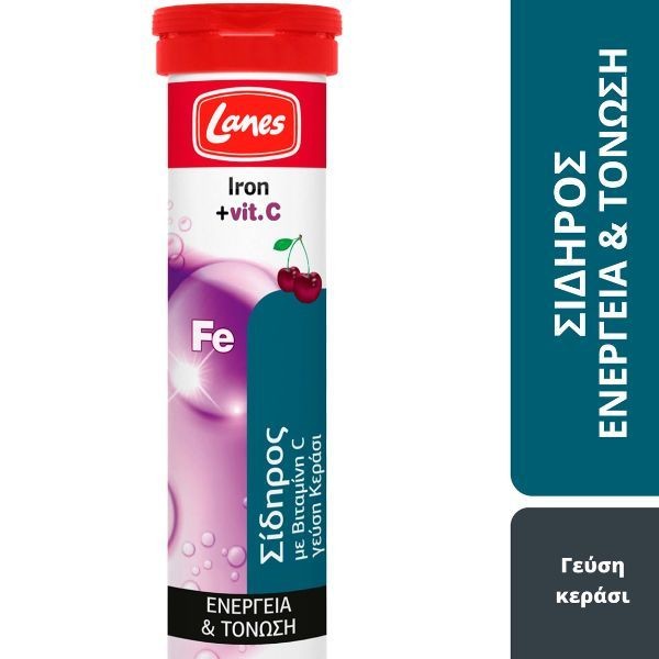 Lanes Iron & Vitamin C 20 eff tabs