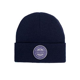 King Kerosin Men's Knitted Hat Embroidery Patch Acrylic American Legend, navy, Unit size