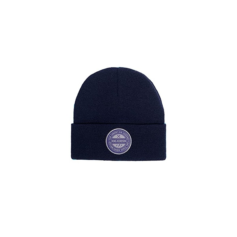 King Kerosin Men's Knitted Hat Embroidery Patch Acrylic American Legend,