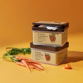 skin food [Skinfood] Carrot Carotene Daily Mask 15 Sheet Refill _Carrot Daily Mask Pack/1 Pack per Day/5 Minutes Quick / [스킨푸드] 캐롯 카로틴 데일리 마스크 15매 리필 _당근데일리마스크팩/1일1팩/5분퀵