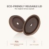 Reusable Coffee Capsule Lids Discs Refillable Pod for VERTUOLINE &