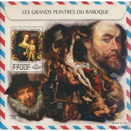 Prophila Collection Togo Block 1492 (Complete Edition) Mint NH ** MNH 2017 Great Painters of the Baroque (Stamps for Collectors) Painting
