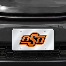 Rico Oklahoma State Cowboys Acrylic License Plate Laser Tag