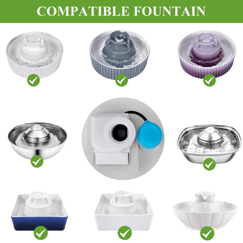 Cepheus 2 Pack Rubber Cap Replacement Compatible with Pagoda Drinking