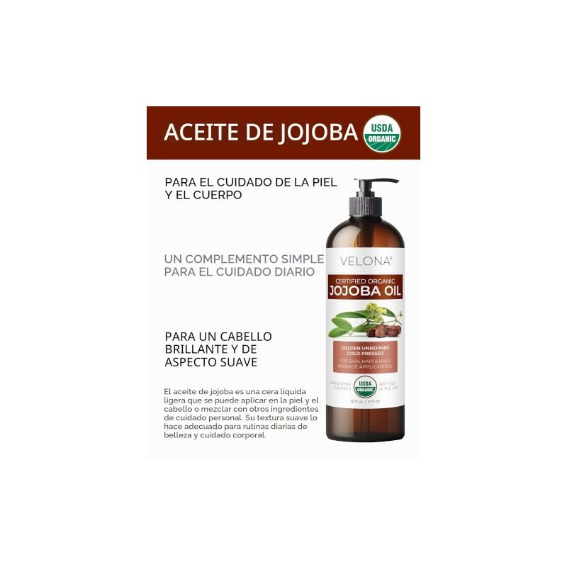 JOJOBA Oil Golden Organic Carrier UNREFINED Cold Pressed RAW Virgin