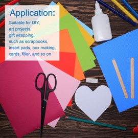 DMiotech 10pcs 20x30cm Corrugated Sheet DIY Project Orange for Box Making Cards Scrapbooking