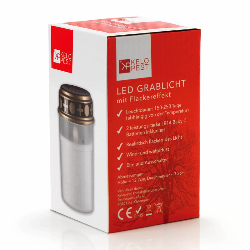 Kelopest LED Grave Light with Stickers