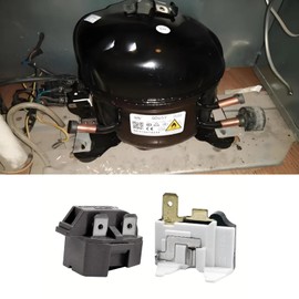 4387913 Refrigerator/Freezer Overload Relay Kit Fit for Whirlpool Maytag Frigidaire GE KitchenAid LG Magic Chef 4387913 7020935 4387766 4387836 4241370