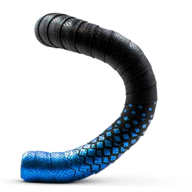 JRC Components Orimono Metallic Bicycle Handlebar Tape | Set of 2 Comfortable Bar Tape for Road Bike | Gravel Bicycle Handlebar Wrap with Bar End Plugs | Enhance Your Bike Grip - (Blue)
