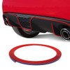 Adhesive Profile for Rear Bumper Fiat 500 Abarth, Red