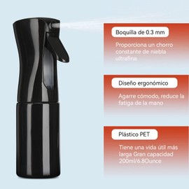 Juego de cepillos para desenredar el cabello con botella de spray, cepillo para cabello rizado para mujeres, hombres y niños, cepillo para rizar el cabello natural 3/4abc ​​con cepillo para desenredar, cepillos de 9 hileras, peine de dientes anchos