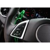 iJDMTOY Green CNC Billet Aluminum Larger Paddle Shifter Extensions Compatible
