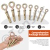 Tanstic 8Pcs M8 Concrete Eye Bolt Expansion Eyebolt Concrete Anchor