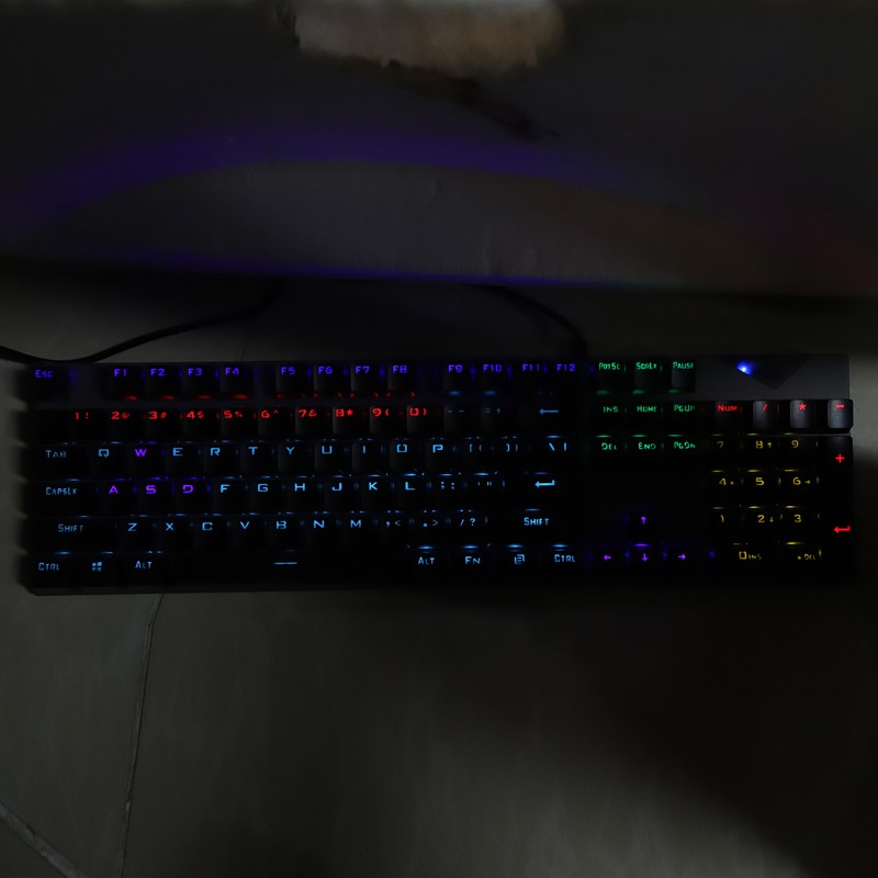Mechanical Keyboard Wired Gaming Backlight Ultra Thin USB Keyboard for