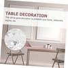GRIRIW 1Pc Glitter Tablecloth Washable Home Table Runner for Restaurant