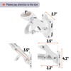 UNCO Aluminum Flag Pole Holder, Heavy Duty Aluminum Mount, Flag