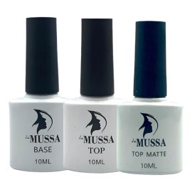 Trío Base,top Y Top Matte 10ml Esmalte Gel Uv Uñas