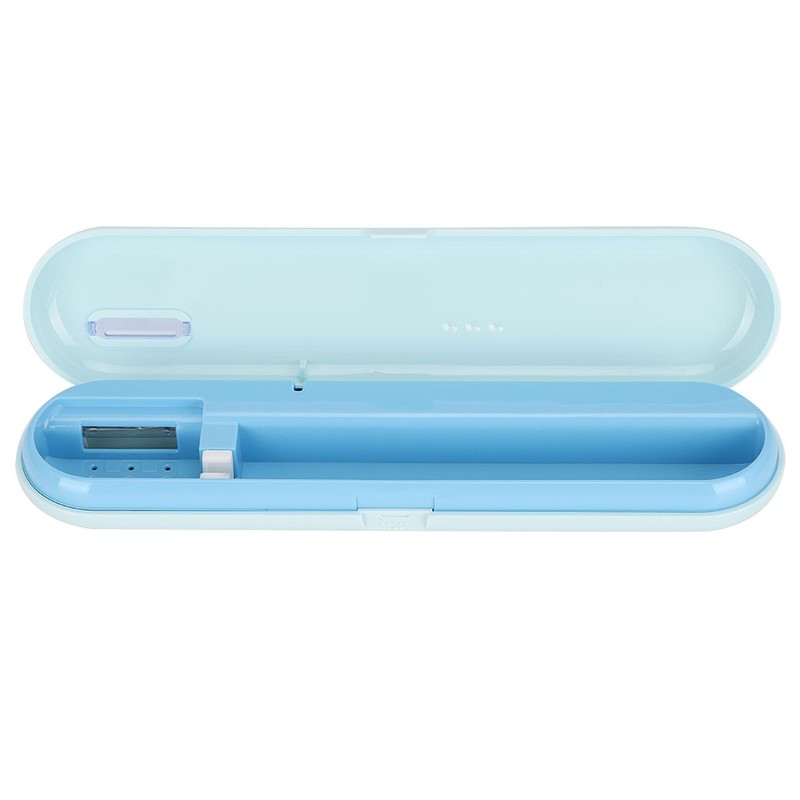 Portable USB UV Toothbrush Sterilizer Box Disinfection Toothbrush Storage HolderBlue