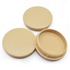 20 x (35MM) LIGHT OAK PLASTIC HINGE HOLE COVER CAPS