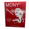 Mony Pasadores Negros Para Cabello Rizadores Punta De Goma Mony