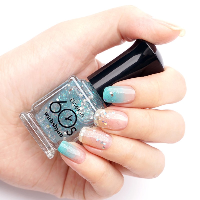 With Shan 60-second drying nail polish glitter line (Glitter), M96_Unicorn