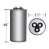 100335-22 - 70 + 10 uf MFD 370 or 440