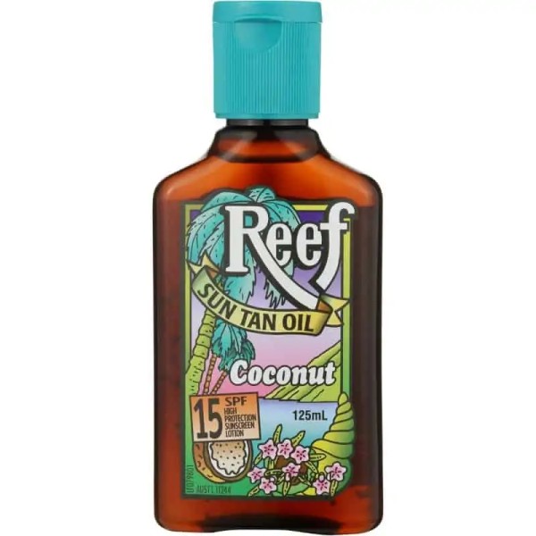 Reef Tanning Spf 15+ Coconut Sun Tan Oil 125ml