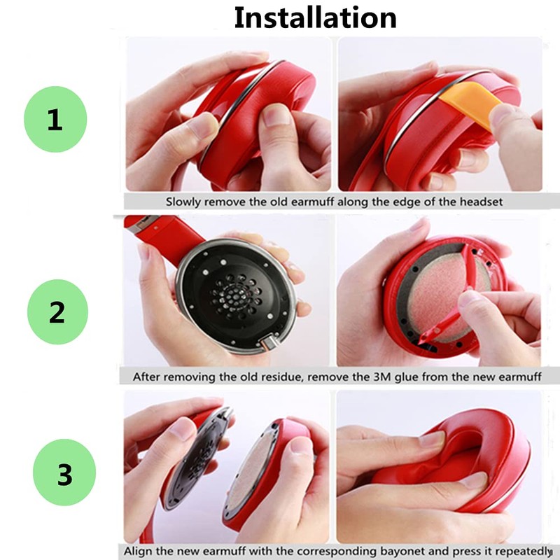 Studio 3.0 Replacement Earpads Studio 2.0 Ear Pad Cushion Cover