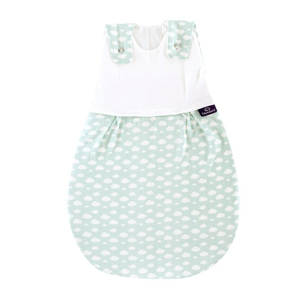 Träumeland Liebmich S0100601 Outdoor Sleeping Bag, Cloud, Mint, Size 44