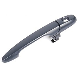 For Pontiac Solstice Exterior Door Handle Front, Driver Side Smooth Black 2006-2009 | With Key Hole | Trim: All Submodels | GM1310168 | 15844775