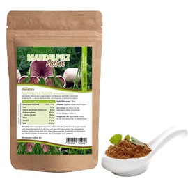 Mynatura Almond Mushroom Powder, Agaricus Blazei Murill, Vital Mushroom, Minerals, Plant Substances, Dietary Supplement (3 x 100 g)