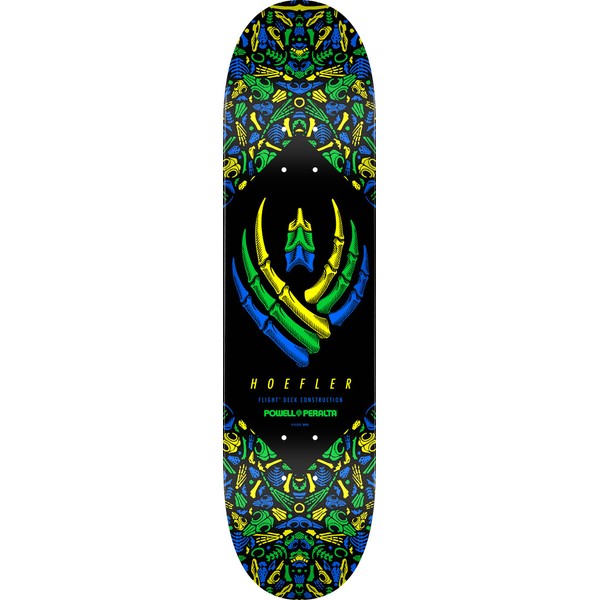 Powell Peralta Flight Kelvin Hoefler Bones Brazil Skateboard Deck, 8.0"