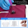 TRKETK 300 Pcs Plastic Ink Caps Tattoo Ink Cups Pigment