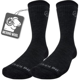 CloudLine - Merino Wool Hiking Socks for Men & Women - Light Cushioned, Merino Wool, Seamless, Moisture Wicking & Breathable