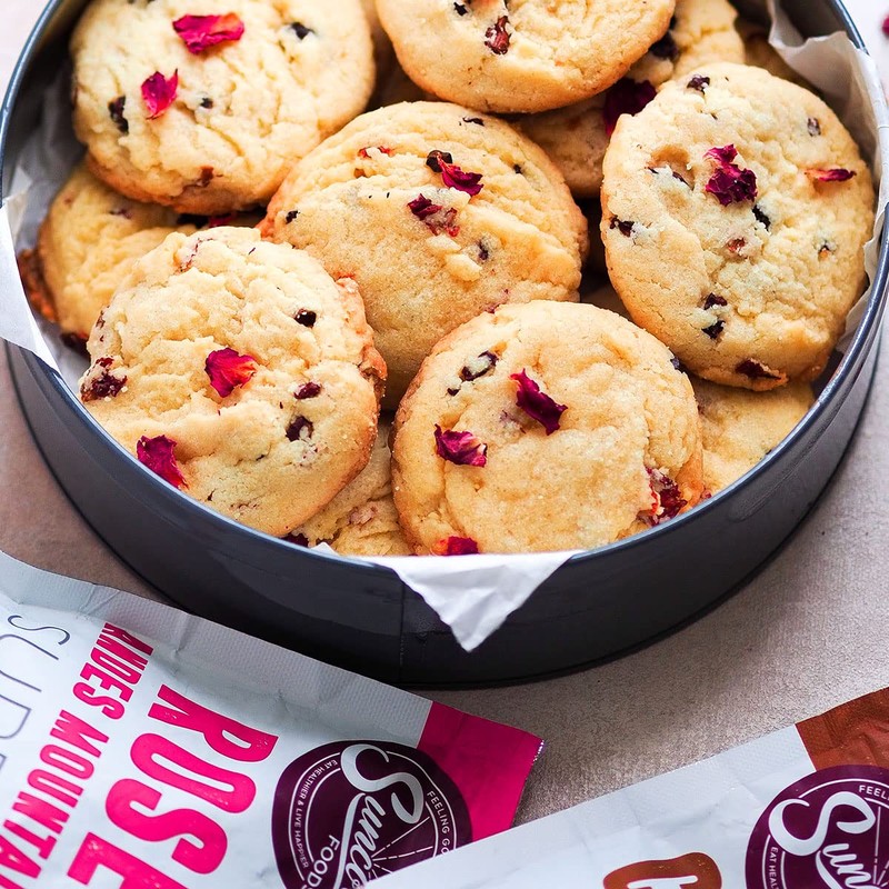 Suncore Foods Dried Rose Petals Bloom, Caffeine-Free Tea, Gluten-Free, Non-GMO,