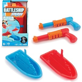 Hasbro Battleship Splash Game  Backyard Pool Water Toys for Outdoor Summer Fun