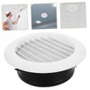DOITOOL Round Vent Cover Louvered Design for Improved Airflow Bathroom