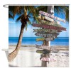 CafePress Key West Sign Decorative Fabric Shower Curtain