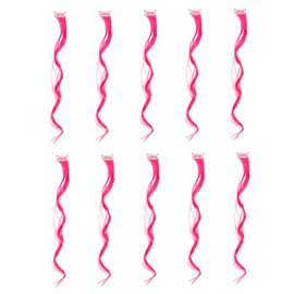 IWOWHERO 10pcs Long Wavy Hair Extensions Seamless One Piece Clip In Hair High Temperature Natural Look Easy to Wear for Unique Hairstyles